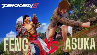 Tekken 8 - Feng Vs Asuka - Aggressive Gameplay - Online Ranked Matches