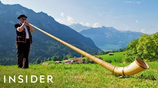 How To Play The Alphorn + Make Cowbells In Switzerland | Travel Dares S2 Ep 8