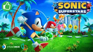 Sonic Superstars Steam Deck 60FPS Performance Gameplay | Yuzu Emulation