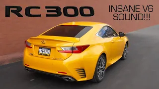 BEST SOUNDING V6?! Lexus RC 300 With Valvetronic Designs Universal Mufflers