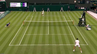 Wimbledon 2023 | Carlos Alcaraz Wins Set 1 With a 6-0 Scoreline