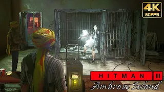 HITMAN 3 - Ambrose Island "Shadows in the Water" NEW Gameplay @ 4K 60ᶠᵖˢ ✔