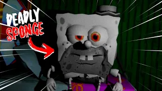 SPONGE MASSACRE (Spongebob Horror) - Full Game + All Endings - No Commentary