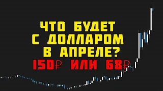 ЧТО БУДЕТ С ДОЛЛАРОМ В АПРЕЛЕ? 150Р ИЛИ 68Р? ИНВЕСТИЦИИ /КРАХ РУБЛЯ