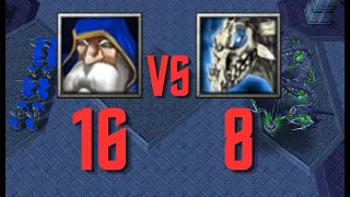 16 Rifleman VS 8 Frost Wyrm - Unit battle Warcraft III