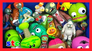 COLECCION de Juguetes de🌱PLANTS vs🧟ZOMBIES Caja GIGANTE de Juguetes de Plantas vs Zombies