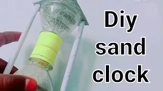 Diy 2 minute sand clock | Art from waste |Water bottle reuse idea|