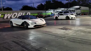 Mclaren 720S VS Porsche GT3RS! 1/4 Mile! Drag Race!