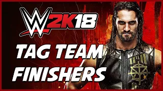 WWE 2K18 - Tag Team Finishers Moves