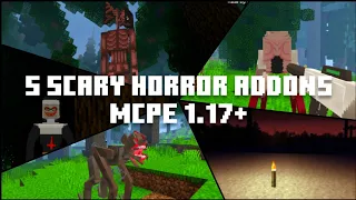 Top 5 Best Scary Horror Mods And Addons For Minecraft PE 1.17+ (Part 2)