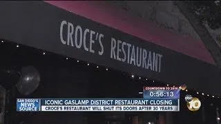 Croce's Restaurant & Jazz Bar in the Gaslamp Quarter closing