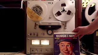 Song I Sing on Jackie Gleason show Reel to Reel Tape AKAI GX-266ii