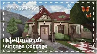 No Gamepass Mountainside Vintage Cottage and Tour Bloxburg iTapixca builds