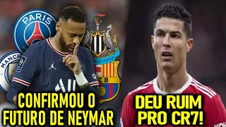 BRIGA UNITED x PSG! - CONFIRMOU FUTURO de NEYMAR! - CR7 DEU DICA do PRÓXIMO CLUBE!