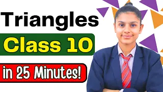Triangles | CLASS 10 Maths Chapter 6 | One-Shot 🔥😎 2023-24 #class10
