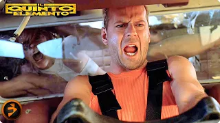 THE FIFTH ELEMENT | Police Chase Scene Clip | Milla Jovovich, Bruce Willis