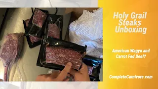 Unboxing some steaks from Holy Grail Steaks