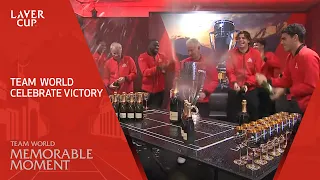 Team World Celebrate Victory | Laver Cup 2023