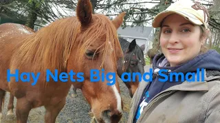 Hay Nets For Horses. Why I use them. And Benifits of using Hay Nets