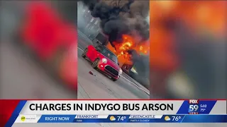 Marion County Prosecutor's Office officially charges man accused of setting an IndyGo bus on fire