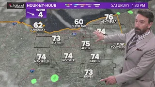 Cleveland area weather forecast: Cooler and wetter conditions this weekend