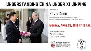 Kevin Rudd ─ Understanding China under Xi Jinping