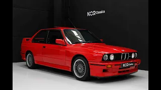 BMW E30 M3 SPORT EVOLUTION RED 1990 | Presentation | Test drive | Engine Sound