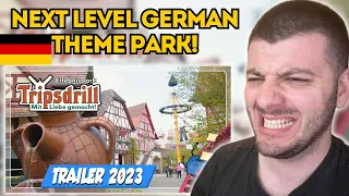 British reacts to Tripsdrill (NEXT LEVEL GERMAN THEME PARK)