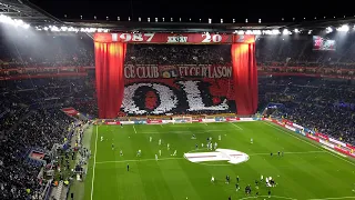 Images impressionnantes des tifos des Bad Gones pour leurs 35 ans (Olympique Lyonnais - OGC Nice)