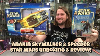 Anakin Skywalker & Speeder Star Wars Unboxing & Review!