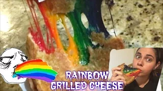 DIY TIME!! | RAINBOW GRILL CHEESE!