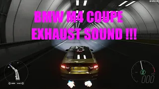 Bmw M4 Coupe Exhaust Sound in TUNNEL - Forza Horizon 4 (Awesome Sound on Bmw)