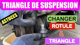 Peugeot 206 : Changer facilement des triangles de suspension (ASTUCES À CONNAÎTRE)
