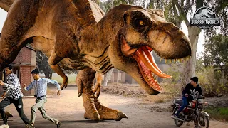 Dinosaur Hunting In Jurassic World Dominion | T-Rex Chase | Huzi Films