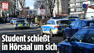 Amoklauf an Uni Heidelberg: Täter tot, mehrere Opfer erliegen Verletzungen