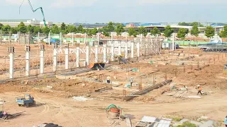 [4K] TIMELAPSE QUÁ TRÌNH XÂY DỰNG NHÀ MÁY SPARTRONICS VIỆT NAM NGÀY 13/7/2021 TỚI 21/7/2021