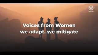 Listening to Women: adapting to climate change