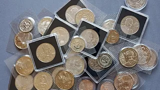 Моя коллекция монет Республики Казахстан за 2015 год .