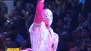 MISTICO, CARISTICO, ATLANTIS vs ULTIMO GUERRERO, VOLADOR y LA MASCARA Lucha Azteca 1/Abril/2016