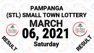 STL Pampanga March 6 2021 (Saturday) Result | Small Town Lottery (STL) Draw