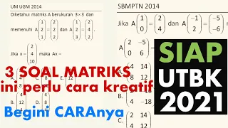 TIPE UTBK SOAL MATRIKS 1