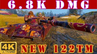 ✔️ 122 TM WoT ◼️ 6.8K Damage • THE LUNAR CHALLENGE ◼️ WoT Replays gameplay