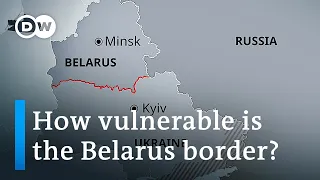 Ukraine strengthening defenses along Belarus border | DW news