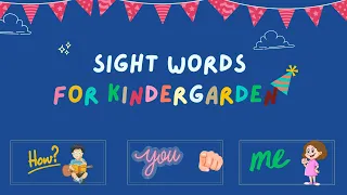 Sight Words - Learn the basic words - Practice Reading - Preschool Reading