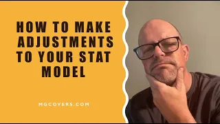 How to make adjustments to your stat model #sportsbetting #mbl #soccer