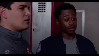 Chicago fire 10x19 violet gallo and Ritter talk about Emma