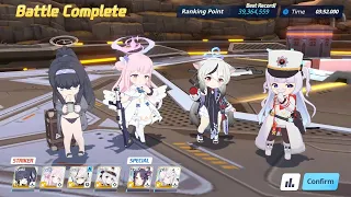 [Blue Archive] Chesed S9 Torment (Field) - 2 Team Clear - 39,364,559 - Kokona Borrow