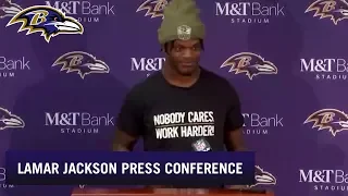 Lamar Jackson Full Press Conference After Win vs. Houston | Baltimore Ravens