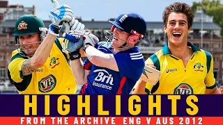 Clarke Class, Morgan at his Brutal Best & Eng Meet Pat Cummins! | Classic ODI | Eng v Aus 2012