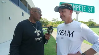 Dennis Allen Exclusive Interview Week 2 @ Panthers | New Orleans Saints